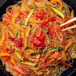 Glass noodle "Funchoza" salad